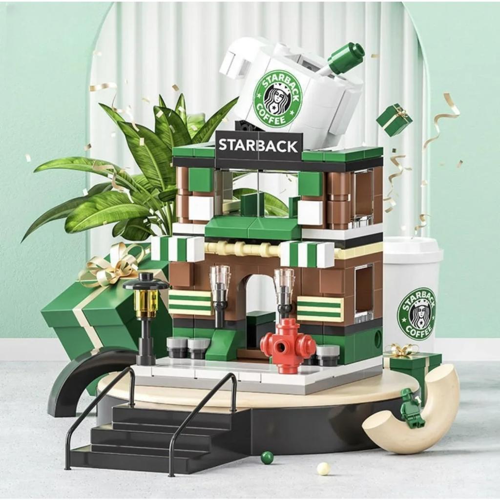 Архитектура Street View House Building Blocks DIY Mini City Store Модель Игрушки Для Рождественских Подарков