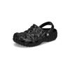 Классические геометрические сандалии Crocs, черные, размер 24 см.