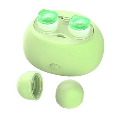 Ультразвуковой портативный автоматический перезаряжаемый очиститель для контактных линз, цвет голубой