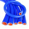 Blue Auto Car Vacuum Hose Double-layer Clamp Wire Warm Air Water Pipe Silicone Hose Inner Diameter 6/8/10/12/14/16/18/20/22/25mm