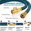 Расширяемый садовый шланг. Многофункциональный практичный гибкий водяной шланг с разъемами для насадок.