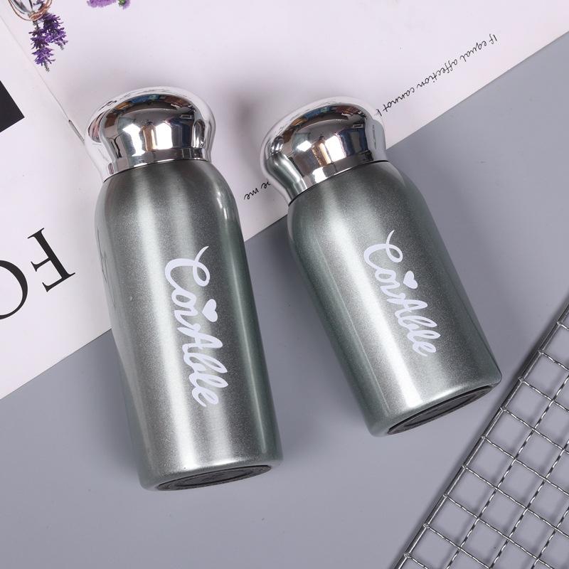 Мини симпатичная зеркальная термокружка из нержавеющей стали для девочек, креативная портативная карманная кружка, подарочная кружка