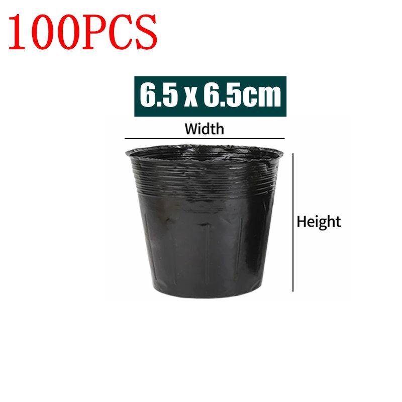 10/100PCS Garden Seedling Planting Cup Disposable Plants Nursery Pots Nutrition Bag Seed Pots Flowerpot Garden Accessories