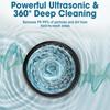 Аппарат для ультразвуковой очистки зубных протезов: Капа для чистки зубов Nicwell 200 мл для зубных протезов, капп, ночных капп, брекетов, капп, элайнеров, 45 кГц