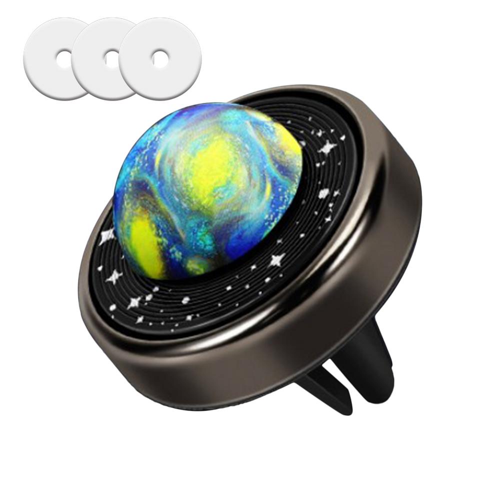 Автомобильный диффузор, вентиляционный зажим, декоративный вентиляционный зажим в форме планеты, ароматерапия для автомобиля, простая установка, многофункциональный салон автомобиля