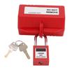 100?220V Electrical Plug Lockout Device with 38mm Padlock Key for Industrial Chemical Electric Power
