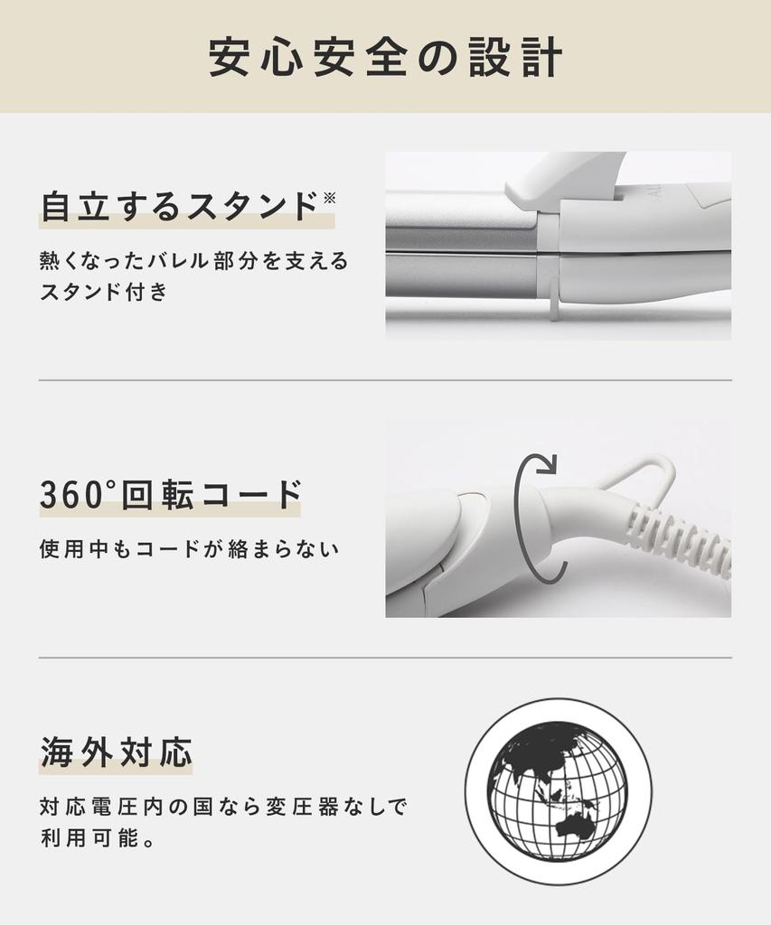 SALONIA 2WAY Прямые щипцы для завивки волос 32 мм Серый SL-002AGR