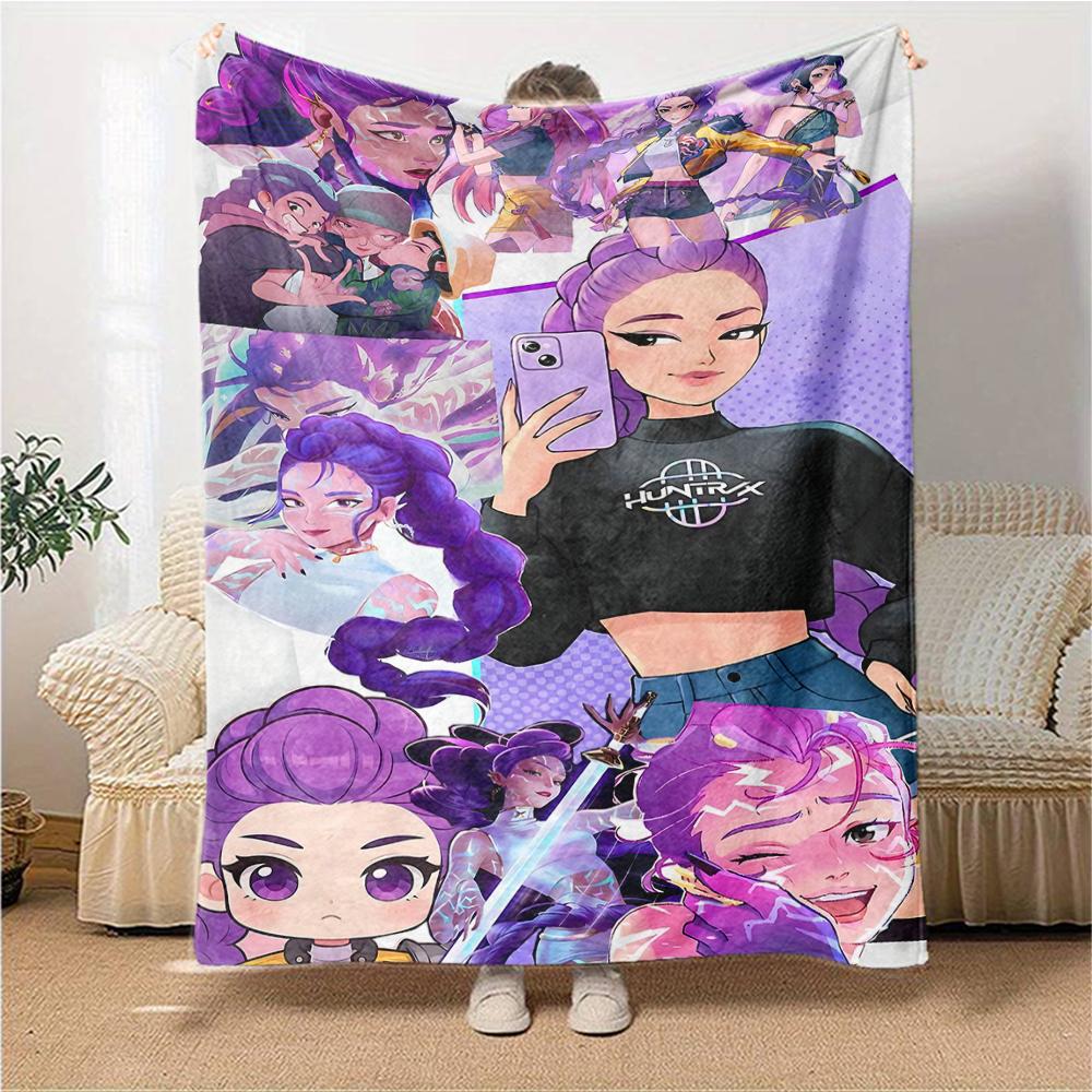 Purple Power Dreams Blanket Soft Throw Blanket For Home Bedroom Bed Sofa Travel Office Solid Christmas Blanket