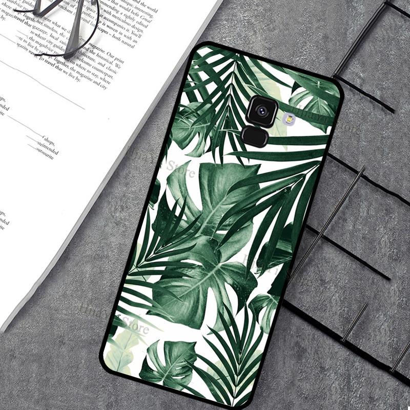Чехол для телефона Monstera Green с листьями для Samsung A3 A5 J1 2016 J3 J5 J7 2017 J4 J6 Plus A6 A8 A7 A9 J8 2018