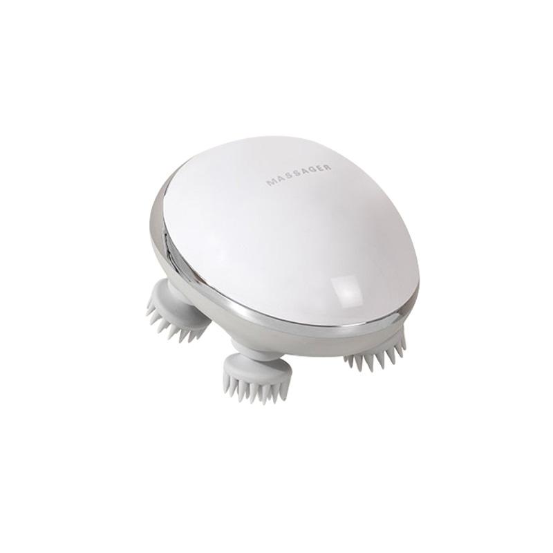 Small Portable Scalp Massagers Hot Compress Red Light Massage Waterproof Stress Relief Head Spa Massage Vibration Kneading