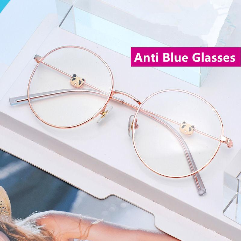 Женские очки в стиле панды, милые оптические очки, анти-УФ-очки, очки для компьютера, очки для близорукости