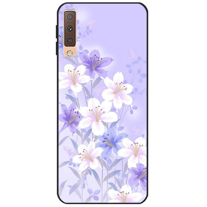 Чехлы для Samsung Galaxy A7 2018, силиконовый цветной чехол для телефона, чехол для Samsung A7 2018 A750 A750F, защитный корпус 6,0 дюймов