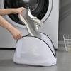 1 Pcs Mesh Laundry Bag for Trainers/Shoes Boot with Zips for Washing Machines Travel Clothes Storage Box Organizer Bags