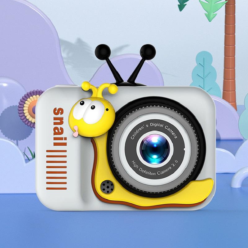 Детская камера Цифровая камера 20 МП Камера для детей Селфи 4-кратный цифровой зум 2,0-дюймовый экран Двойные линзы