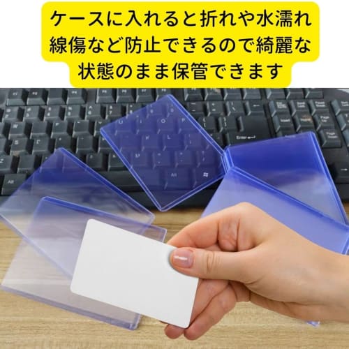 Кейс для коллекционных карточек EINEY Top Loader, прозрачный ПВХ-кейс для коллекционных карточек, индивидуальное хранение, износостойкий, устойчивый к царапинам [Упаковка 50 шт.]