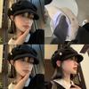 Stylish Black Beret Hat For Women And Men Classic Fashionable Cloud Design For Spring And Autumn Wear