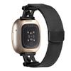 M-Type Milanese Bands for Fitbit Versa 4/Sense 2 Stainless Steel Metal Strap