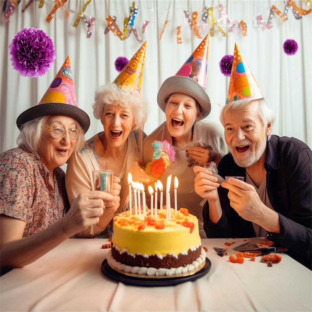 1 шт. Набор 7,8-дюймовых фиолетовых бумажных подвесных цветов для вечеринки по случаю дня рождения, бумажные шары с помпонами, цветочные шары, бумажные помпоны