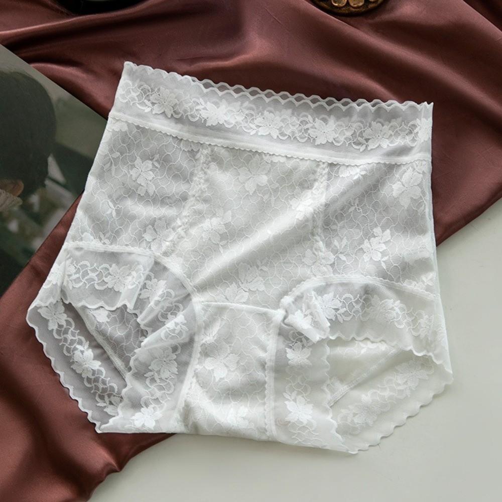 High Waist Lace Slimming Shapers Transparent Women Underwear Postpartum Body Shaper Female