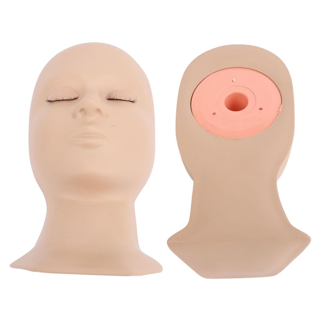 Съемная одинарная складная голова манекена для ресниц, силиконовая учебная модель для макияжа