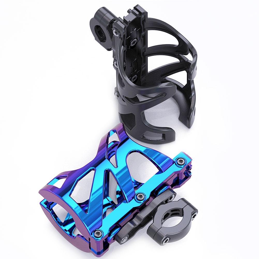 Motorcycle Bottle Holder Plastic Portable Riding Water Cup Holder Mount with Bracket Adjustable Bicycle Drink Holder