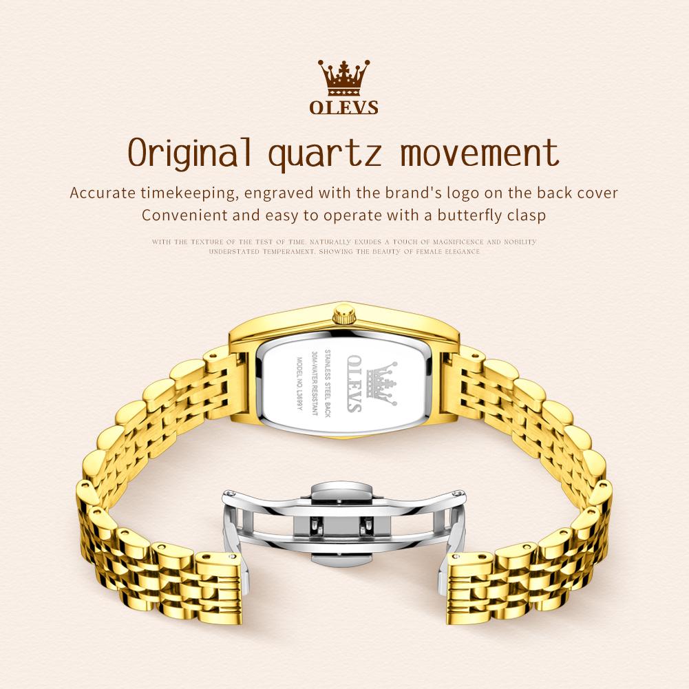 Элегантные женские часы Модные кварцевые часы Водонепроницаемые Светящиеся Наручные часы из нержавеющей стали Подарки