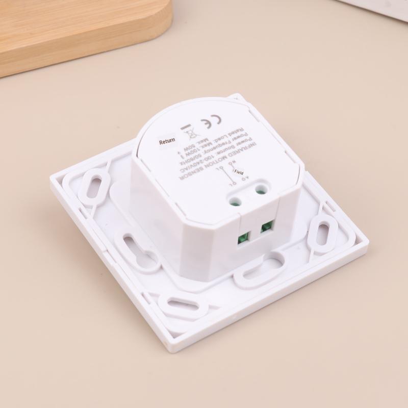 ИК-датчик движения PIR, настенный переключатель AC110240V для светодиодной лампы, умный дом, автоматизация безопасности