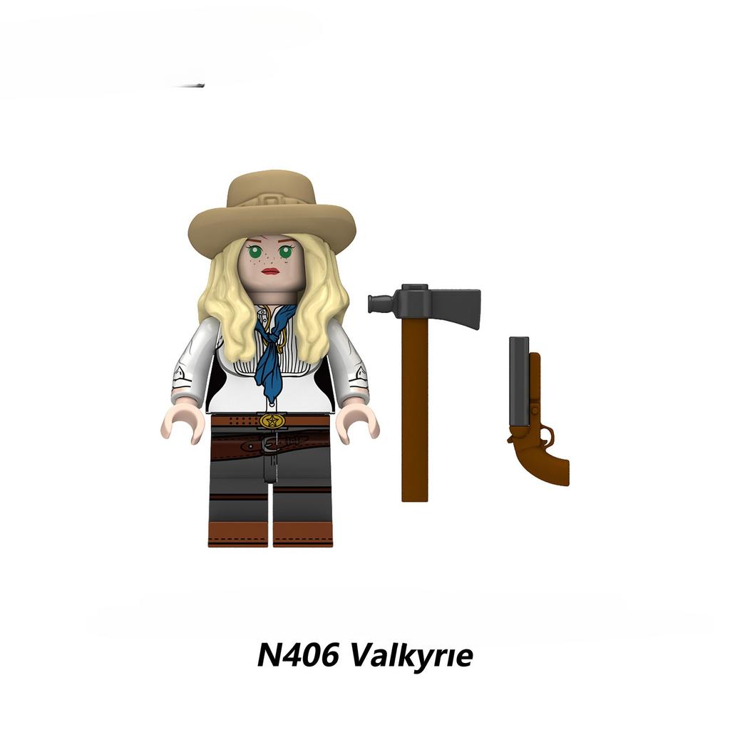 Серия фильмов Персонаж ковбоя Строительные блоки Детские игрушки-конструкторы