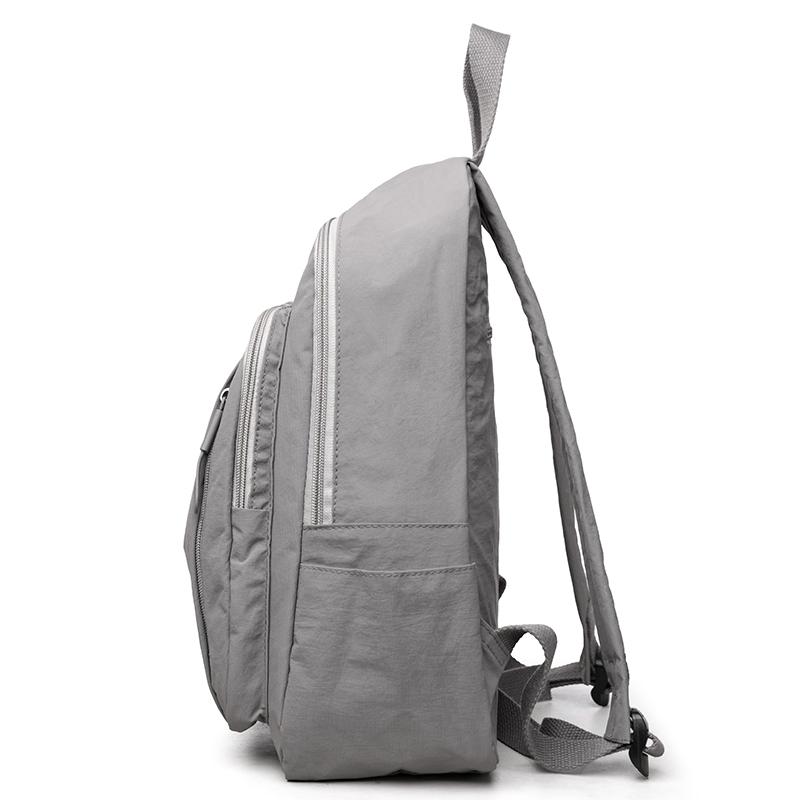 Студенческая школьная сумка однотонный женский дорожный рюкзак большой емкости