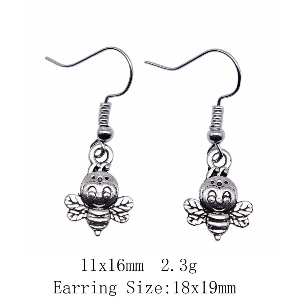 Подарки для женщин Серьги-клипсы в виде пчелиных сот, серьги-подвески и висячие серьги, женская одежда, милые серьги