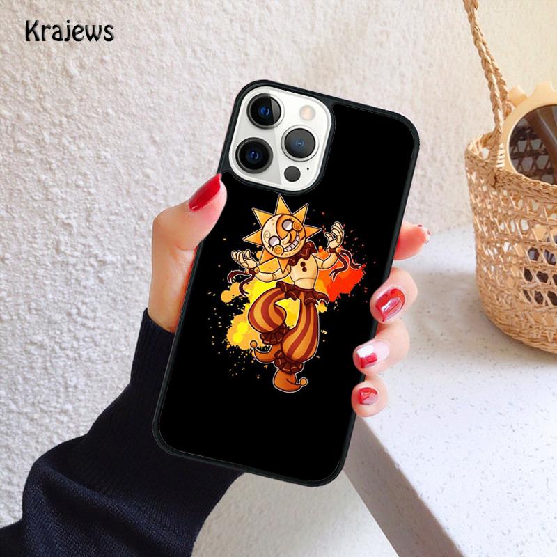 Мягкий чехол FNAF Sundrop Coque для iPhone 14 XR X XS Max 5S 6S 7 8 Plus SE 2020 11 12 13 Pro Max, мини-чехол для телефона