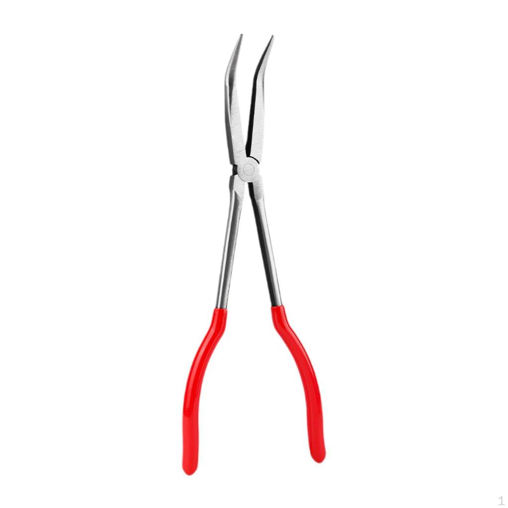 Extended Reach Pliers for Jewelry Crafting with Ergonomic Handles