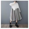 New Mesh Splicing Fashionable Loose Casual Shirt Dress