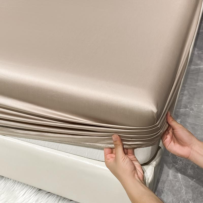 1000TC египетский хлопок роскошный комплект простыней 4/6 шт простыни однотонные плоские простыни с наволочками размер Queen King