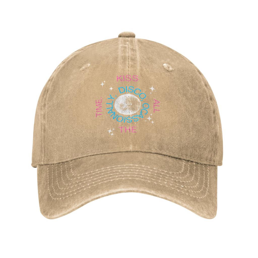 2026 Latest H-Harry S-Styles Fan Kiss all the time Washed Baseball Cap Design Print Sun Couple Unisex Running Hippie Snapback Cap
