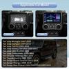 Автомагнитола 4 ГБ + 32 ГБ для Jeep Wrangler JK 2007-2018 с беспроводным CarPlay, Android Auto, 10,2-дюймовым сенсорным экраном, Wi-Fi, Bluetooth.