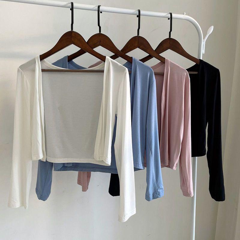 Женский кардиган с защитой от солнца - Мягкий, легкий, дышащий, модель 2025 года для лета, верхняя одежда в стиле шали и болеро