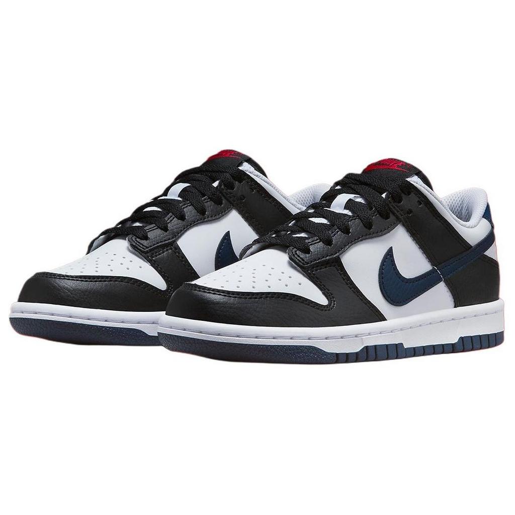 Nike Кроссовки Dunk Low GS Team USA Kids, черные, белые, университетско-красные HJ9202-001