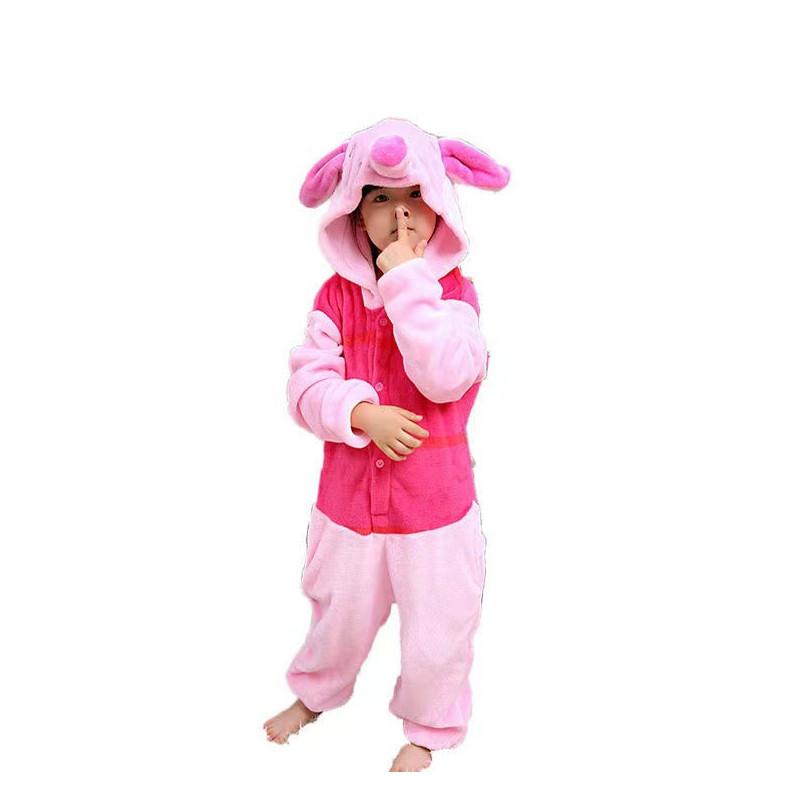 The Piglet Winnie Pooh Characters Unisex Fancy Dress Costume Hoodies Pyjamasaa