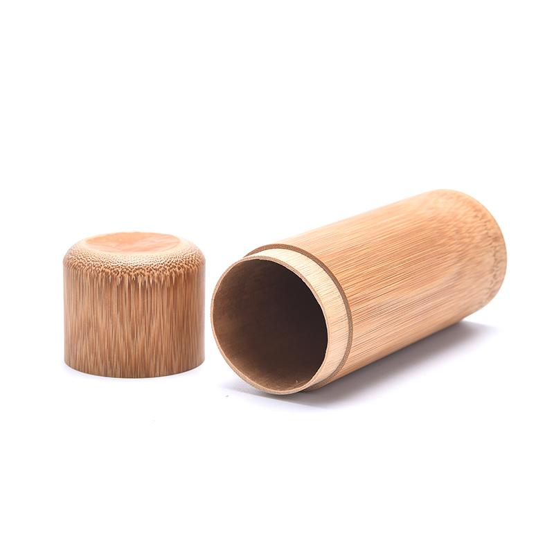 Handmade Bamboo Tea Canister Spice Caddy Storage Box Organizer Tea Leaves Bottle