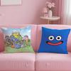 D-Dragon Quest Слайм Аниме Наволочка Противопылевая Наволочка Невидимая Молния Шелковистый Короткий Плюш Чехол на Подушку для Дивана