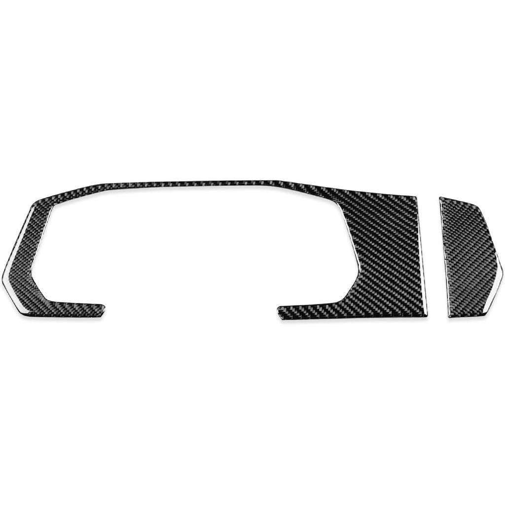 NVCNX Real Carbon Fiber Accessories for Volkswagen VW Jetta 2019-2024 2020 2021 2022 2023 Car Thick Overlay Dash Board Dashboard Instrument Cluster