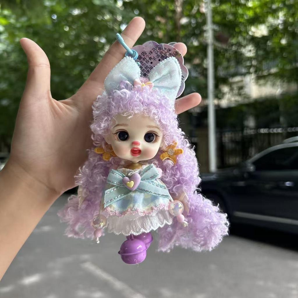 Loli Fen Модный Телефонный Брелок-Игрушка Силиконовая Кукла-Переодевашка - Милая Девочка Подарок на День Рождения Украшение