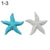 2Pcs Fish Tank Ornament Mediterranean Resin Mini Starfish Aquarium Decoration
