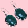 Onyx Green Pendant Set Earrings Jewelry Gemstone Handmade Ethnic