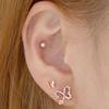 [1+1] 14K Gold-Filled Pin Bling Butterfly Piercing (Single Side Sold)