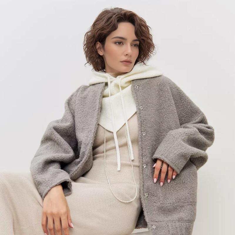 New Solid Color Simple Knitted Scarf Hat, Scarf, One-piece Dual-purpose Drawstring Method Hat To Keep Men and Women Warm In Autumn and Winter