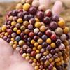 Fashion Mookaite Stone Bead Round Loose Spacer Beads for Jewelry Making Handmade Diy Bracelet Necklace