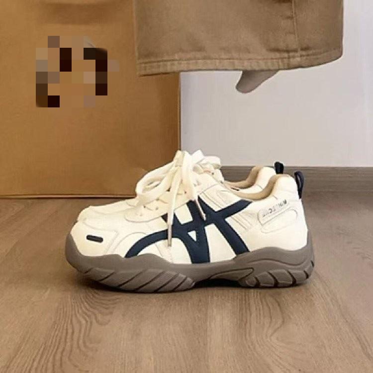 Новые кроссовки в стиле "dad shoes" с мягкой подошвой, весенние повседневные спортивные кроссовки, ретро, на толстой подошве, увеличивающие рост, немецкие тренировочные кроссовки