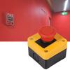 Emergency Stop Switch Bright Easy Operation Plastic Practical Emergency Stop Button for Contactors